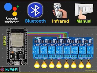 ESP RainMaker IoT Project With Google Alexa Bluetooth & IR