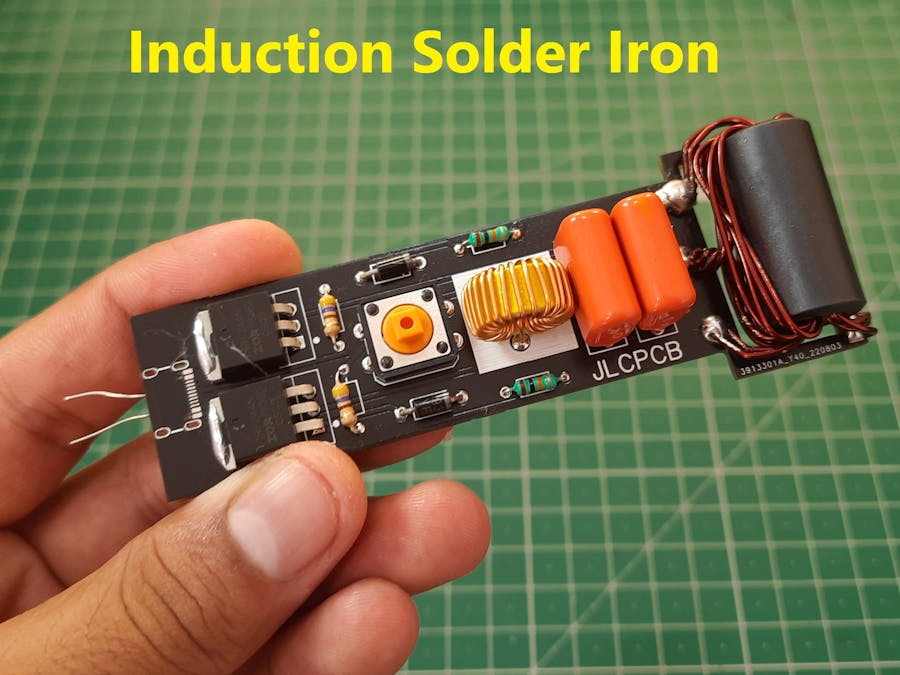 I made an Induction SOLDERING IRON