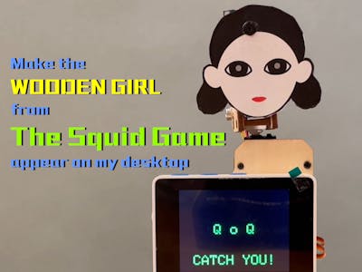 The wooden girl in "Squid Game" actually came to my desk！！