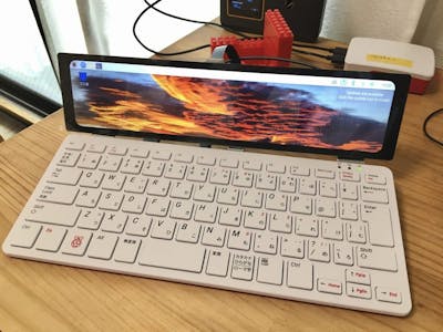 Laptop Computer using Raspberry Pi 400 Personal Computer