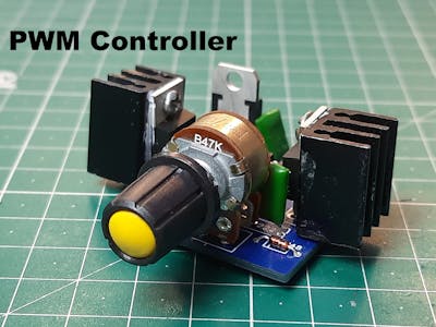 Heavy duty PWM controller using 555 IC