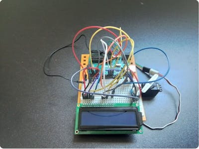 Printing a servo position on the lcd