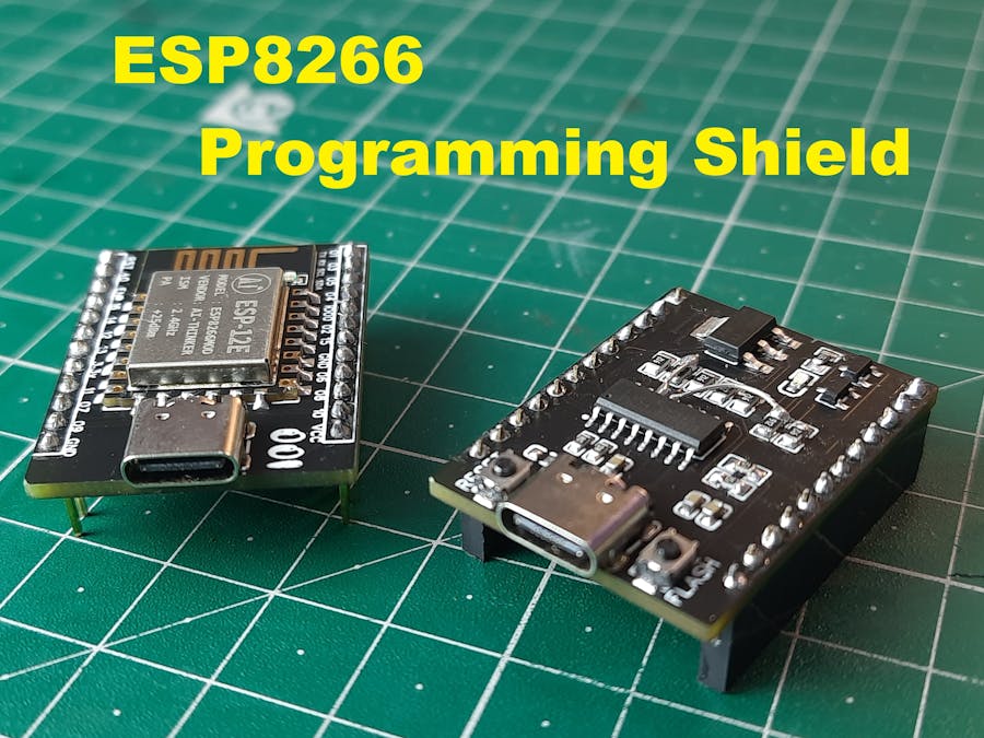 ESP8266 Programming Shield is Insane