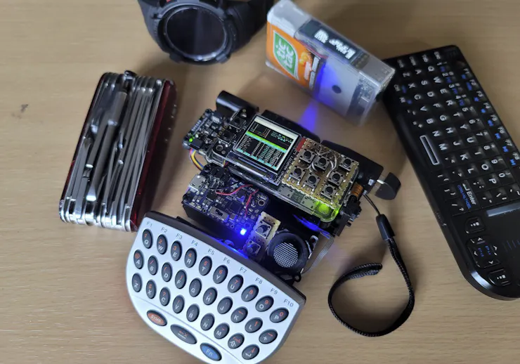 The Mini-Deck Is a Small, Folding Cyberdeck Based on the Raspberry Pi ...