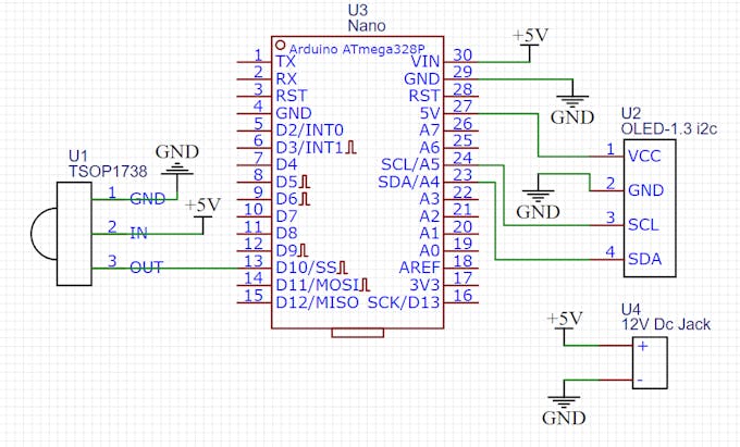 IR Remote Decoder using Arduino Nano - Arduino Project Hub