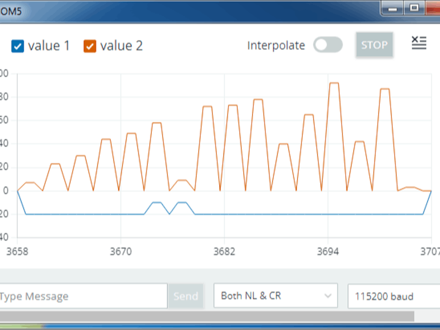 Visualize sorting algorithms with Arduino and Plotter