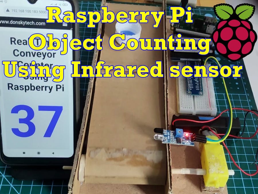 Raspberry Pi Object Counting using Infrared sensor