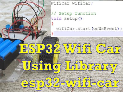 ESP32 Wifi Car Library