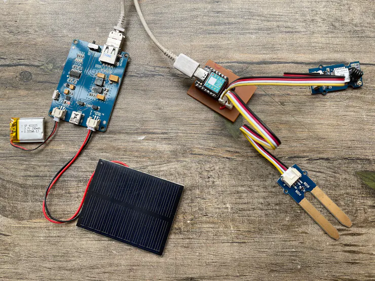 Connection among of all the hardware parts
