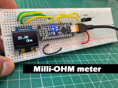 Milliohm meter theory and project