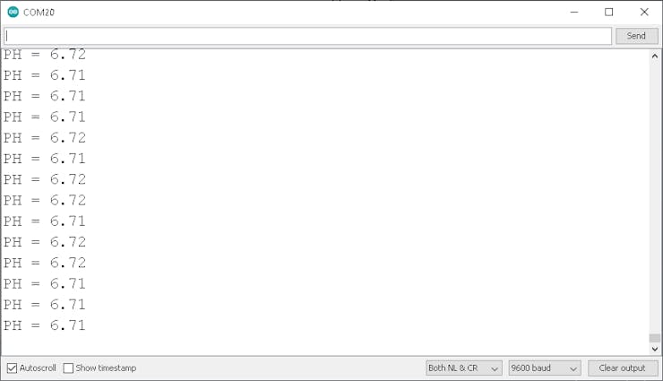 Fig 8. Test PH Dirty Water (Near 6)