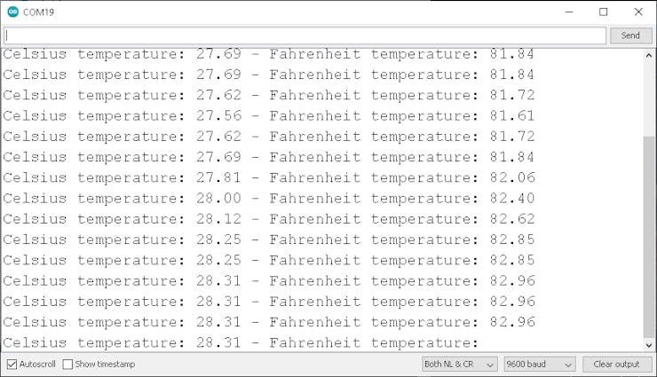 Result Temperature Test