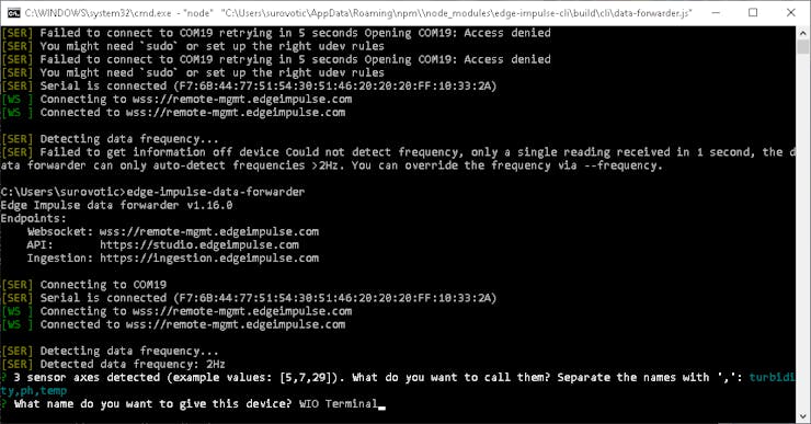 fig 2. give device name