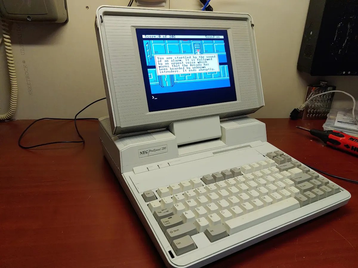 Vintage NEC ProSpeed 286 Computer Revived with Raspberry Pi
