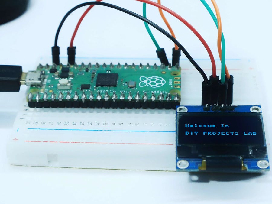 How To Use An Oled Display With Raspberry Pi Pico 1617