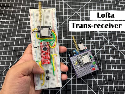 LoRa Transmitter and Receiver using Arduino