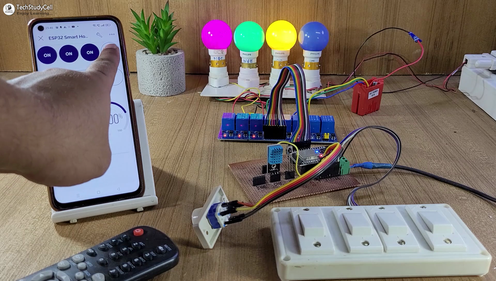 Iot Project Using Esp32 Blynk With Fan Speed Control Dfrobot Maker ...