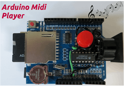 Play Midi files from an SD Card using your Arduino UNO