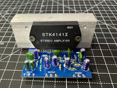 STK4141 Amplifier is hidden GOLD