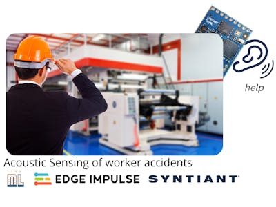 Detecting worker accidents with sound classification