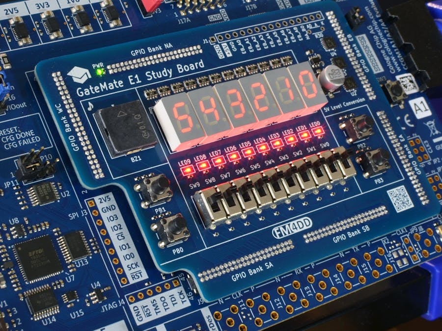 GM-STUDY-E1 education board for GateMate E1