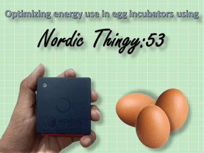 Smart Incubator using Nordic Thingy:53