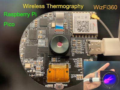 Raspberry Pi Pico & WizFi360 Wireless Thermography