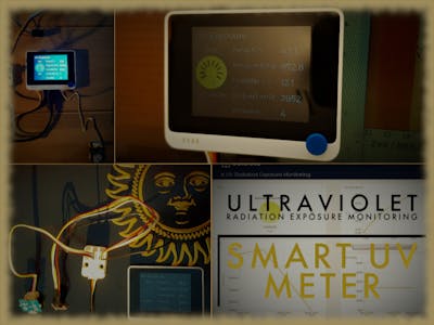 Smart UV Meter (Ultraviolet radiation exposure monitoring)