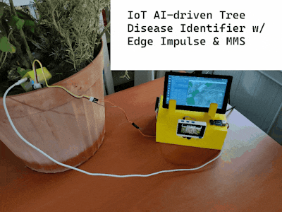 IoT AI-driven Tree Disease Identifier w/ Edge Impulse & MMS