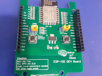 ESP8266-12E in Arduino form Factor