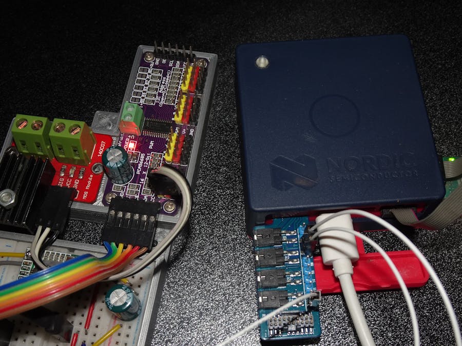 How to interface Nordic Thingy:53 with PCA9685