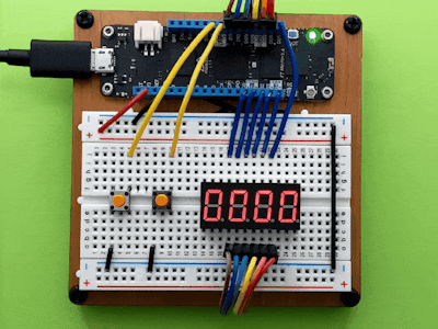 Build a Stopwatch using buttons and display with Meadow