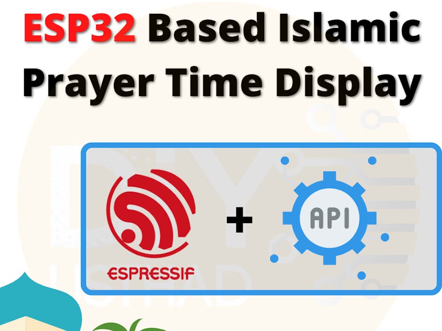 ESP32 Based Islamic Prayer Time Display