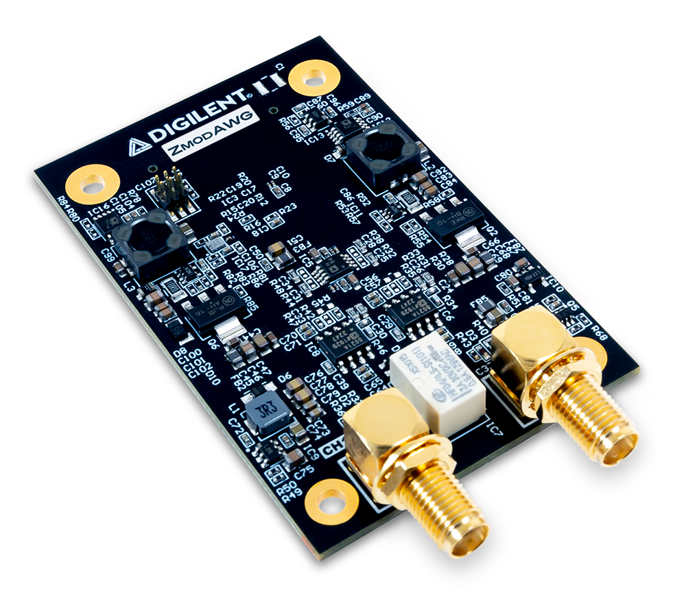 Zmod AWG 1411: 2-channel 14-bit Arbitrary Waveform Generator (AWG) Module