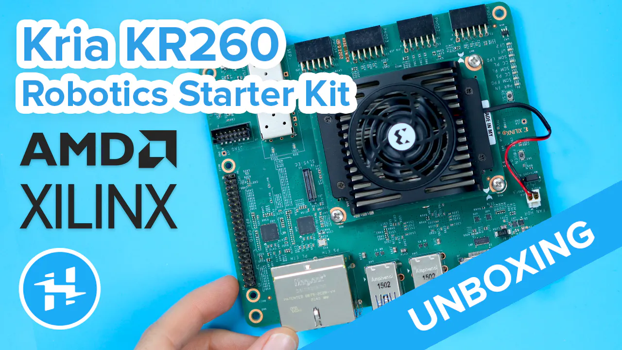 ? AMD Xilinx Kria KR260 Robotics Starter Kit // Unboxing 