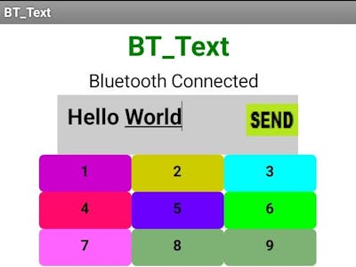 Scrolling Text Matrix with Bluetooth app control