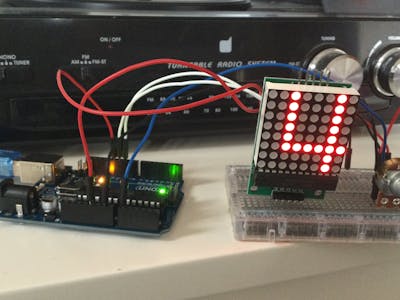 Led Matrix Counter :)