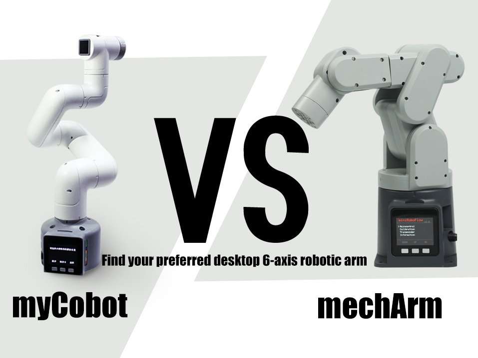 MyCobot VS MechArm | Desktop 6-axis Robotic Arm - Hackster.io