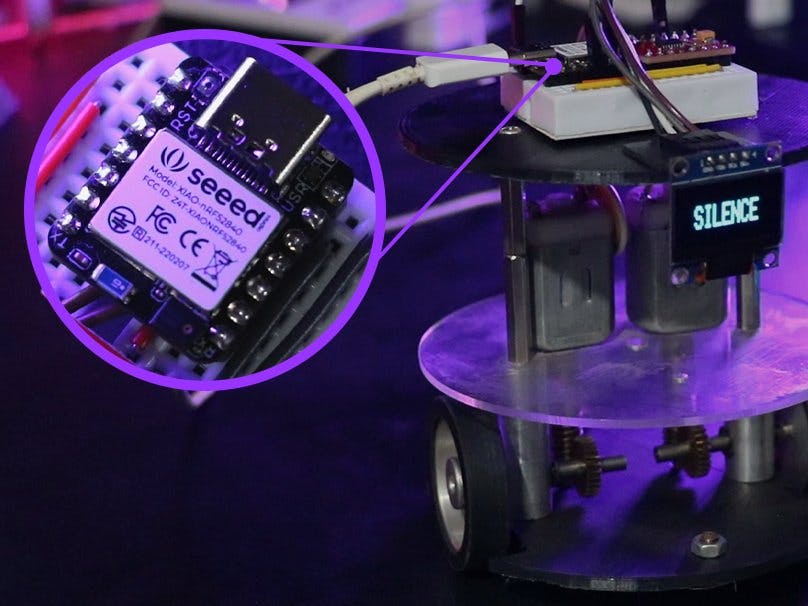 VOICE RECOGNITION ROBOT with XIAO nRF52840 Sense