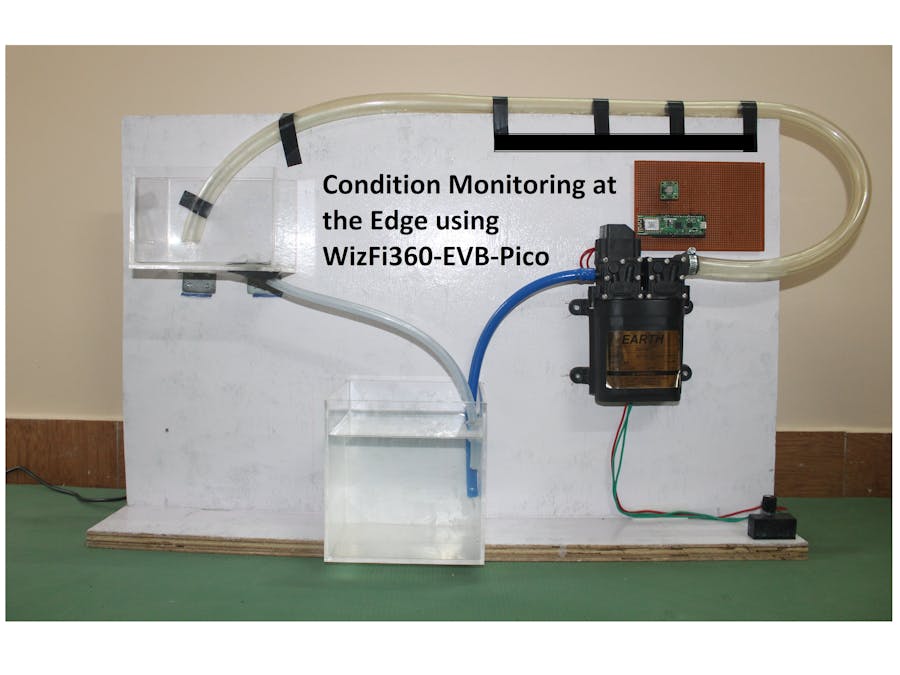 Condition Monitoring at the Edge using WizFi360-EVB-Pico