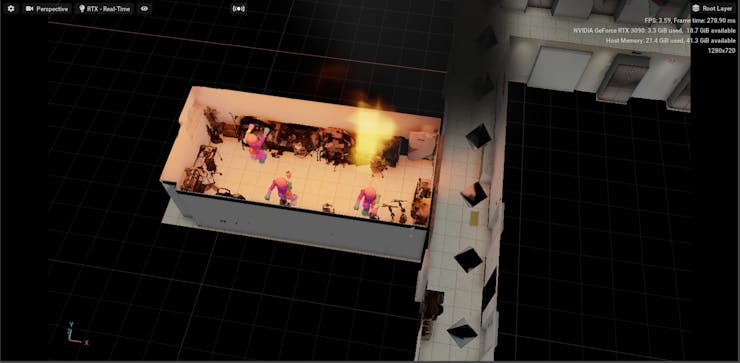 Real-time interworking of standard IoT platforms with digital twins