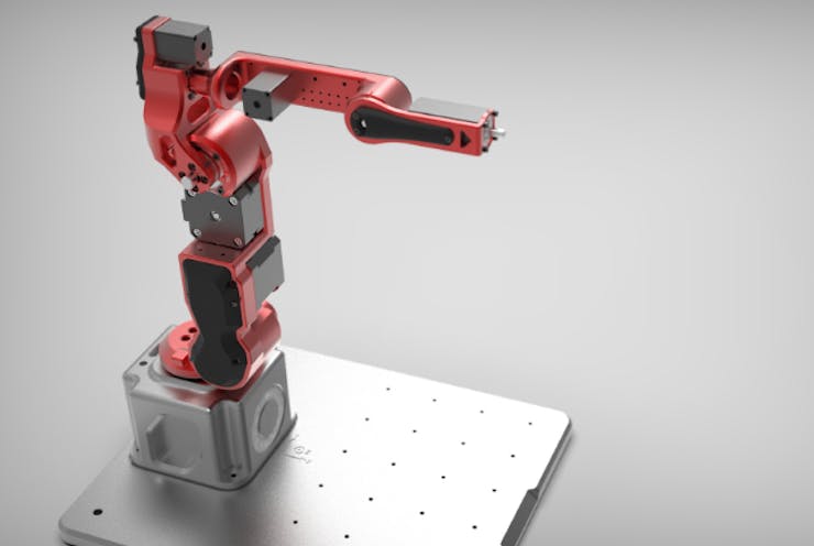 My first try with the little six-axis robotic arm| mechArm 270