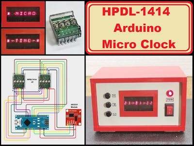 HPDL1414 Micro Clock