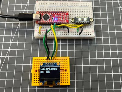 TCS3472 Color sensor and Lux measurement