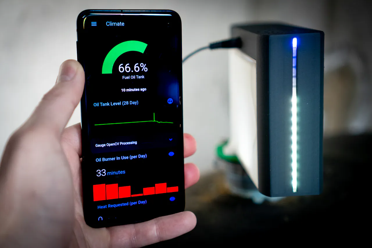 OpenCV Oil Tank Gauge Reader with Home Assistant Integration - Hackster.io