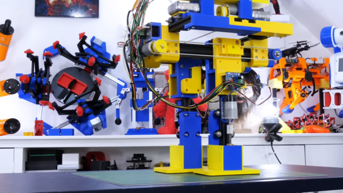 James Bruton builds a walking AT-AT robot