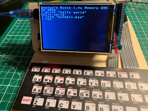 Build a 64kB home computer based on an Arduino Mega 256