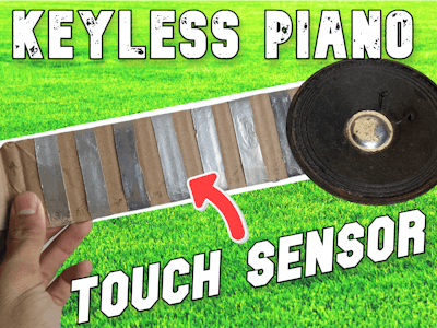 DIY Piano | Make Piano with Touch based keys | Touch Sensor