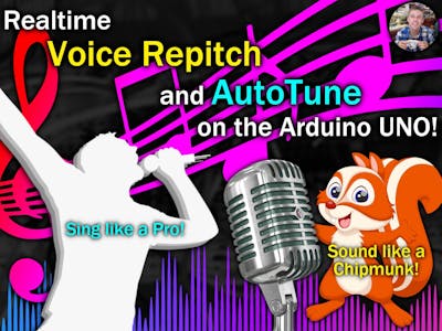 Realtime Voice Repitch and AutoTune with an Arduino UNO!