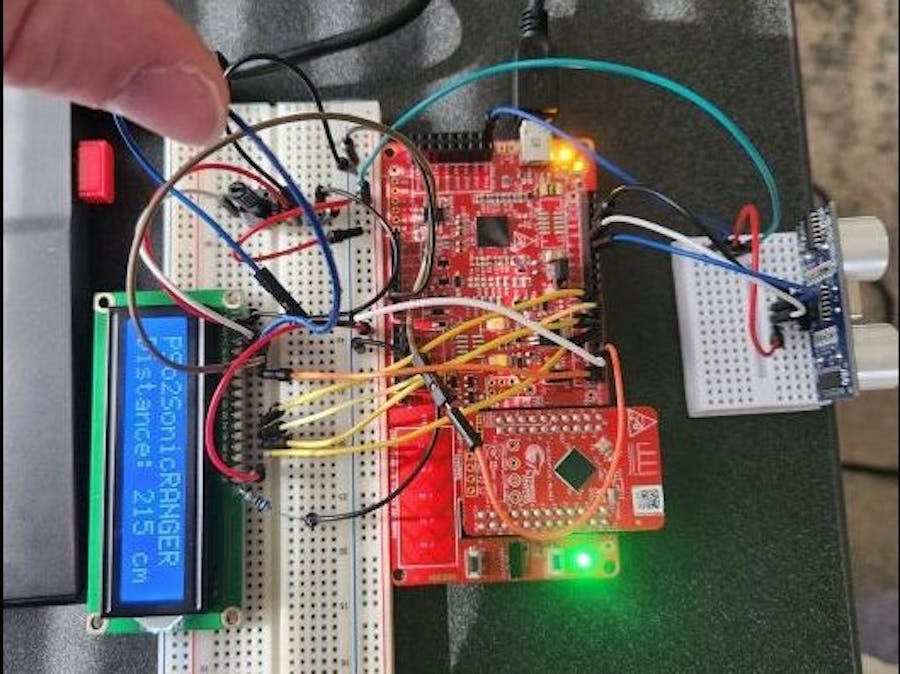 CY8C4247LQI-BL483 LCD and USS Project